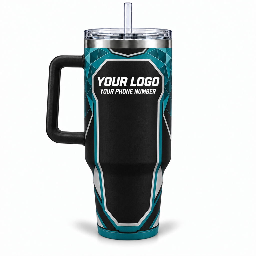 SJS022 personalized tumbler 40oz back product mockup