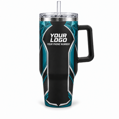SJS022 personalized tumbler 40oz front product mockup