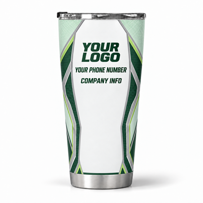 SJS023 personalized tumbler 20oz back product mockup