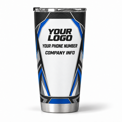 SJS025 personalized tumbler 20oz back product mockup