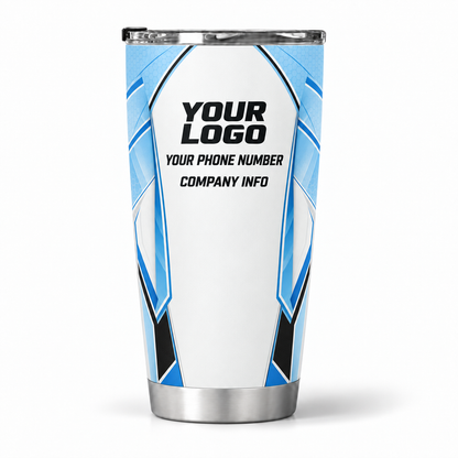 SJS026 personalized tumbler 20oz back product mockup
