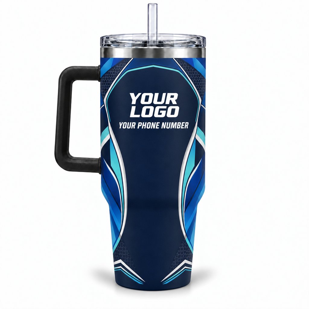 SJS028 personalized tumbler 40oz back product mockup
