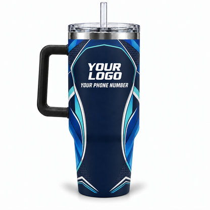 SJS028 personalized tumbler 40oz back product mockup