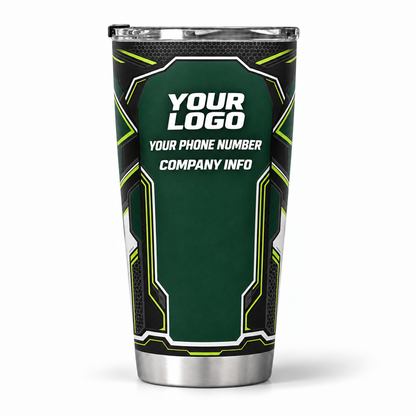 SJS030 personalized tumbler 20oz back product mockup
