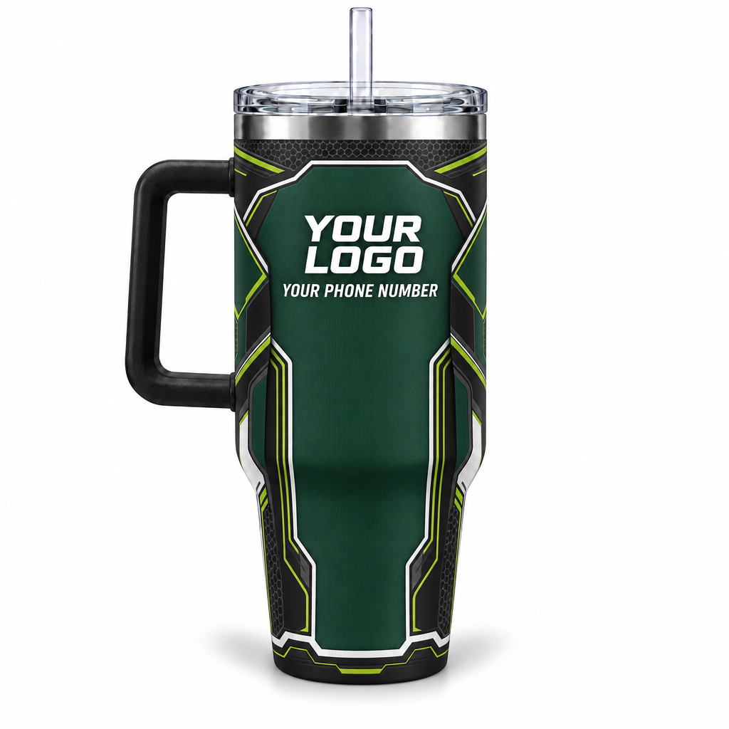 SJS030 personalized tumbler 40oz back product mockup