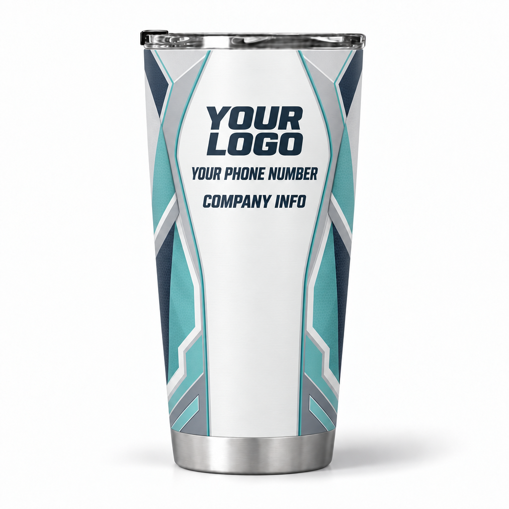 SJS031 personalized tumbler 20oz back product mockup