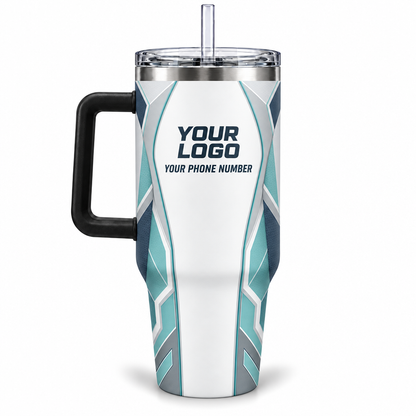 SJS031 personalized tumbler 40oz back product mockup