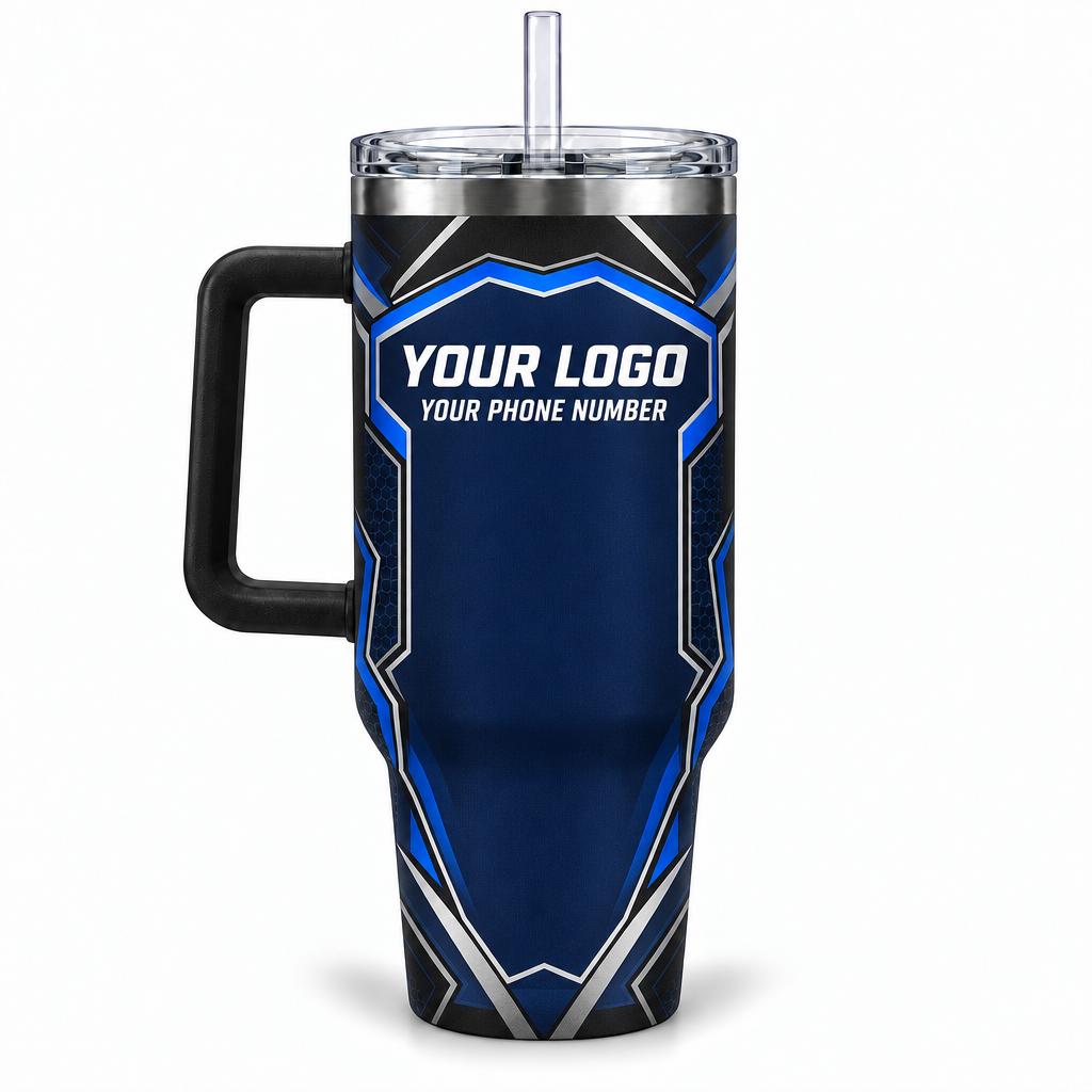 SJS033 personalized tumbler 40oz back product mockup