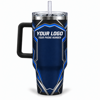 SJS033 personalized tumbler 40oz back product mockup