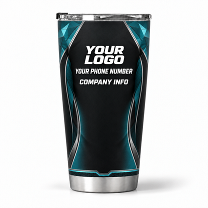 SJS034 personalized tumbler 20oz back product mockup