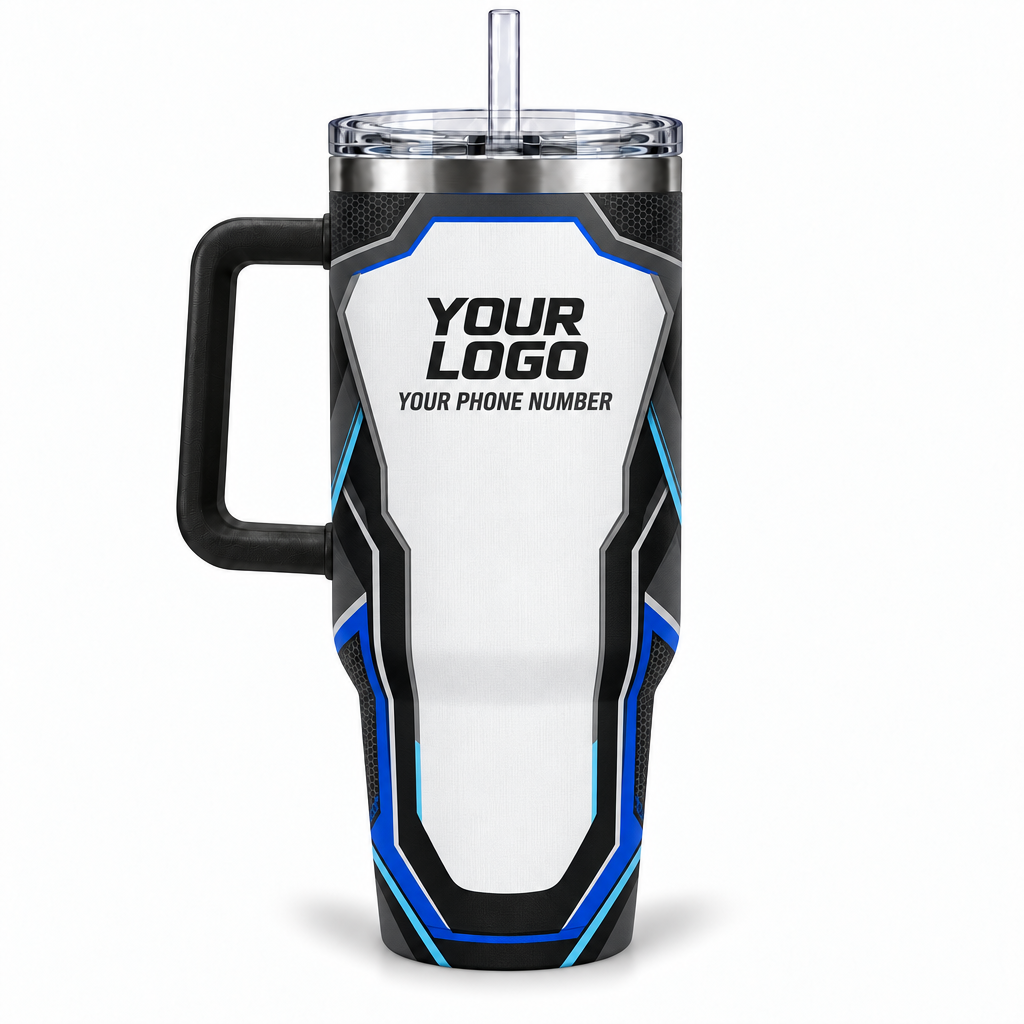 SJS035 personalized tumbler 40oz back product mockup