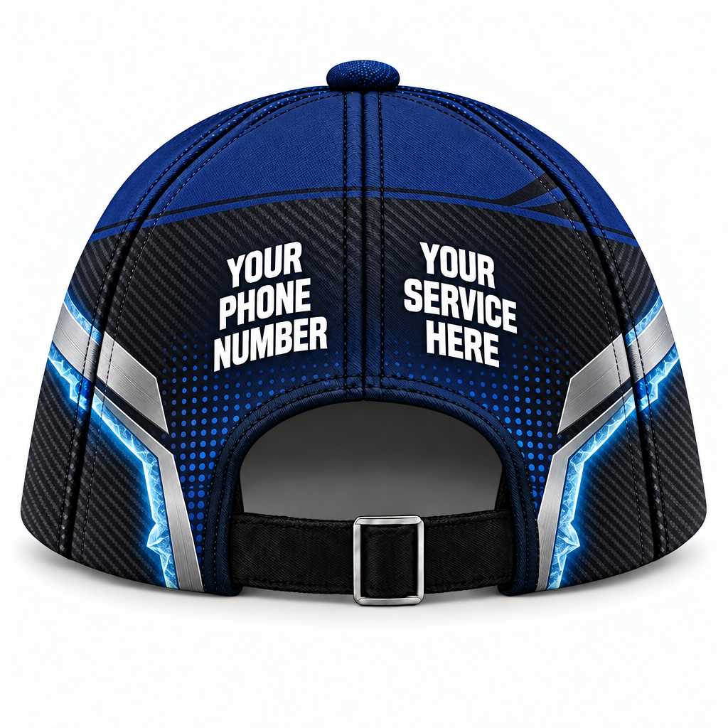 USP00B personalized cap back product mockup