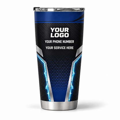 USP00B personalized tumbler 20oz back product mockup
