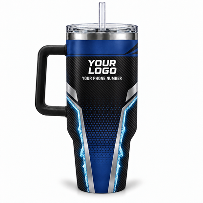 USP00B personalized tumbler 40oz back product mockup