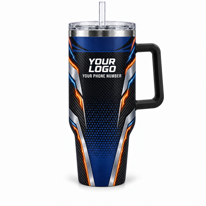 USP00B personalized tumbler 40oz front product mockup