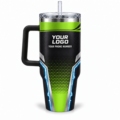 USP00L personalized tumbler 40oz back product mockup