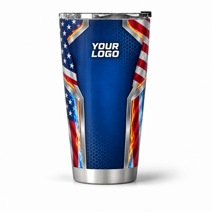 USP02 personalized tumbler 20oz front product mockup