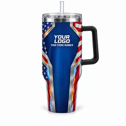 USP02 personalized tumbler 40oz front product mockup
