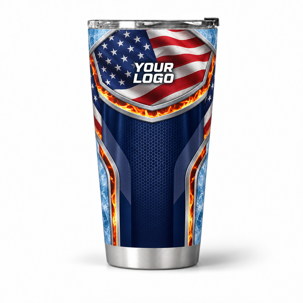 USP03 personalized tumbler 20oz front product mockup