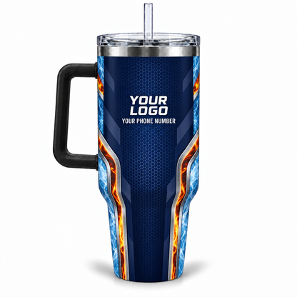 USP03 personalized tumbler 40oz back product mockup