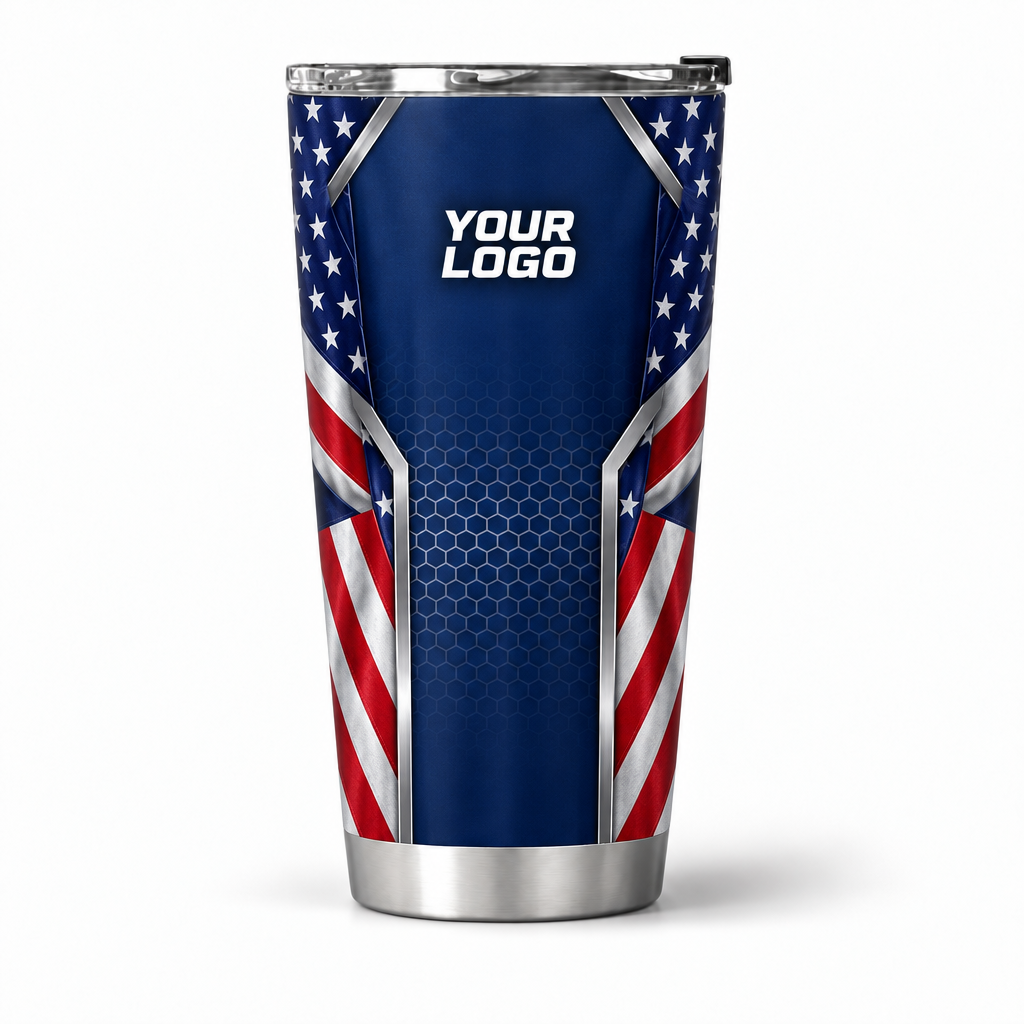 USP04 personalized tumbler 20oz front product mockup