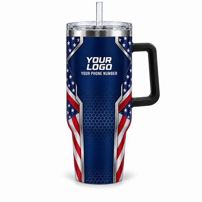 USP04 personalized tumbler 40oz front product mockup