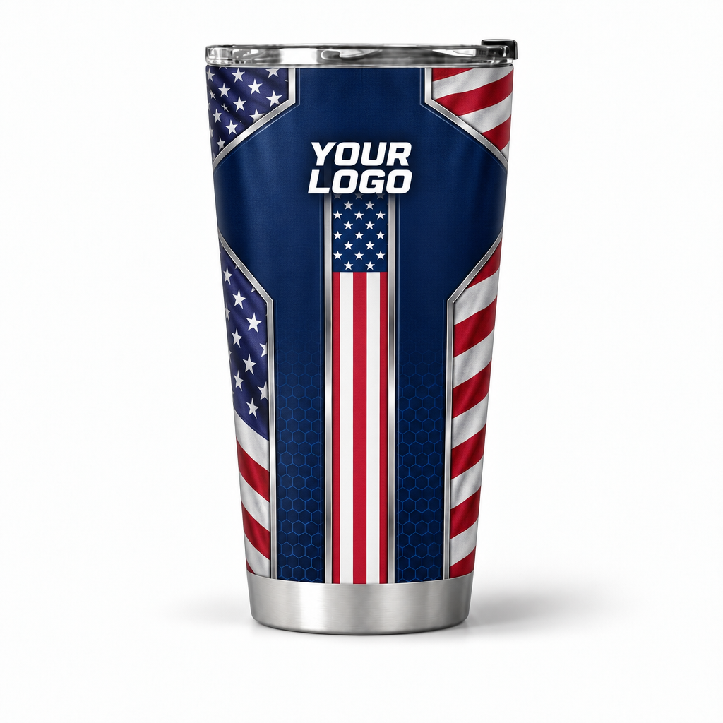 USP05 personalized tumbler 20oz front product mockup