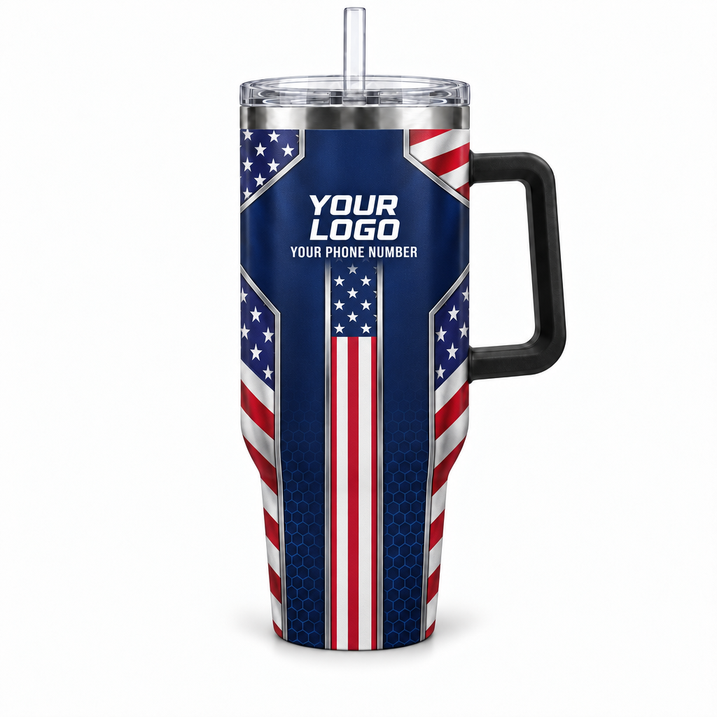 USP05 personalized tumbler 40oz front product mockup