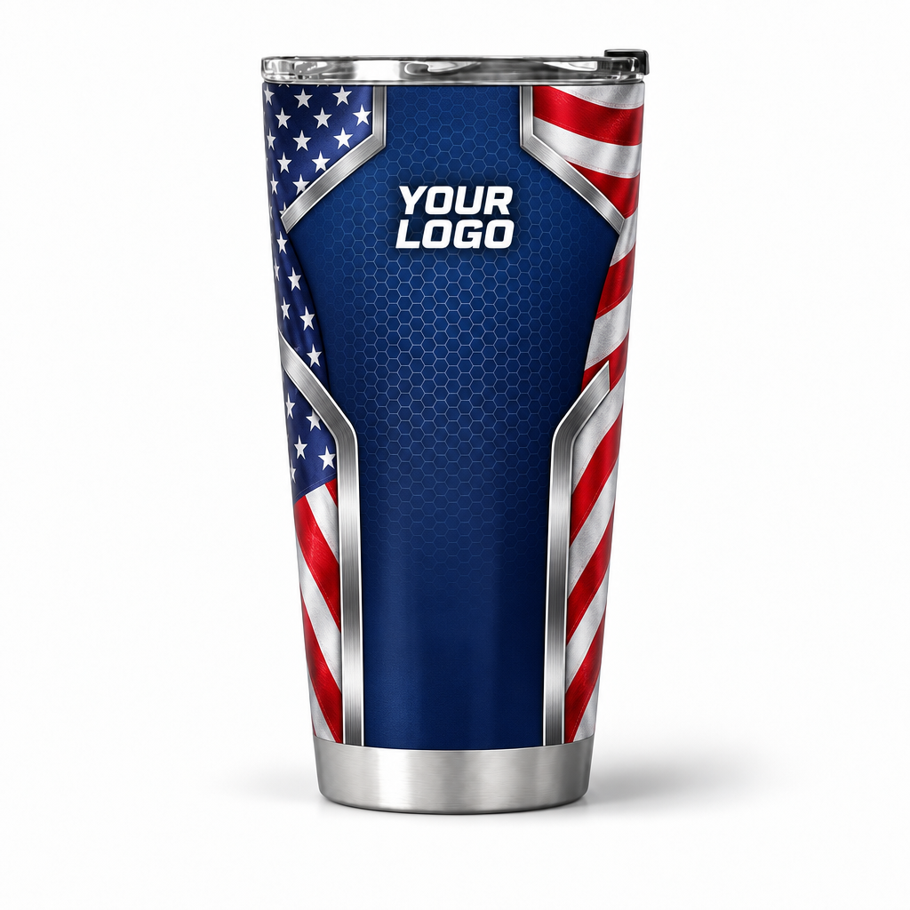 USP06 personalized tumbler 20oz front product mockup