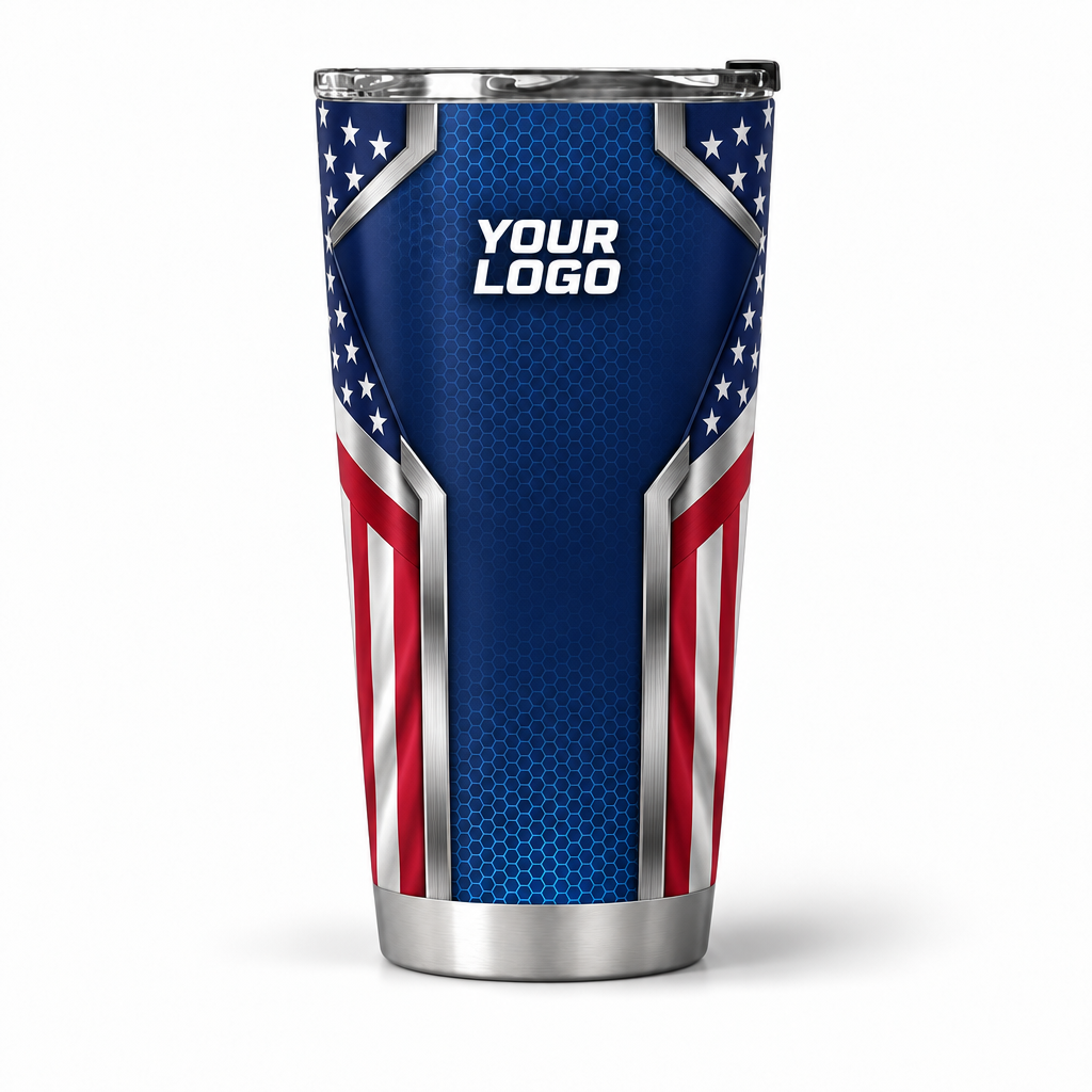 USP07 personalized tumbler 20oz front product mockup