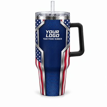 USP07 personalized tumbler 40oz front product mockup
