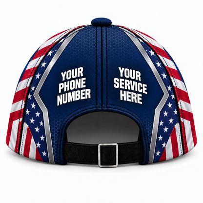 USP08 personalized cap back product mockup
