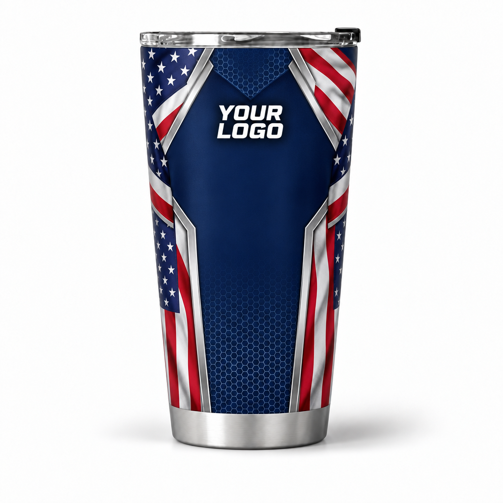 USP08 personalized tumbler 20oz front product mockup