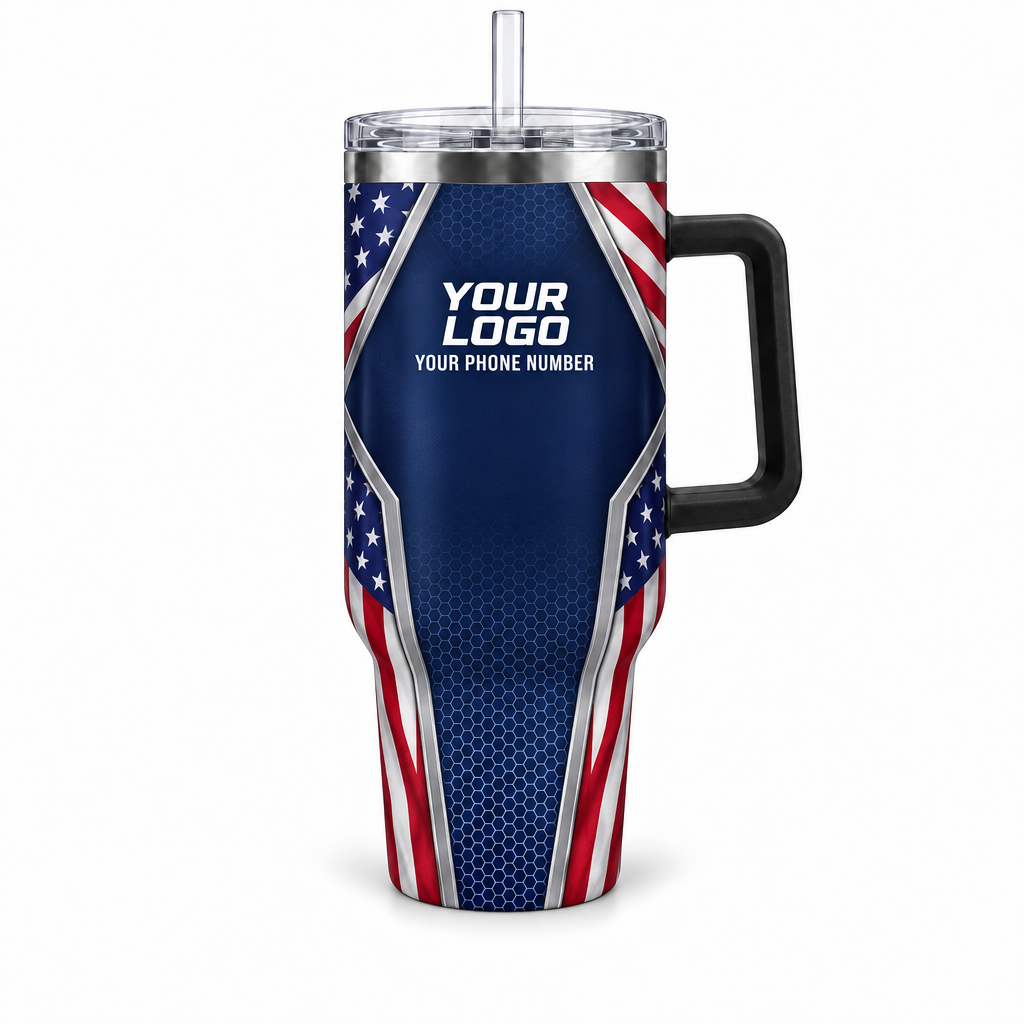 USP08 personalized tumbler 40oz front product mockup
