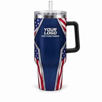 USP08 personalized tumbler 40oz front product mockup