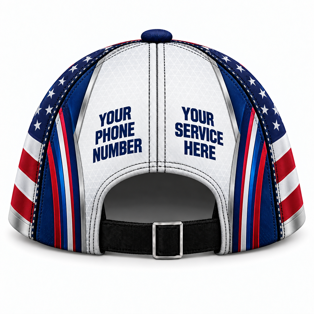 USP09 personalized cap back product mockup