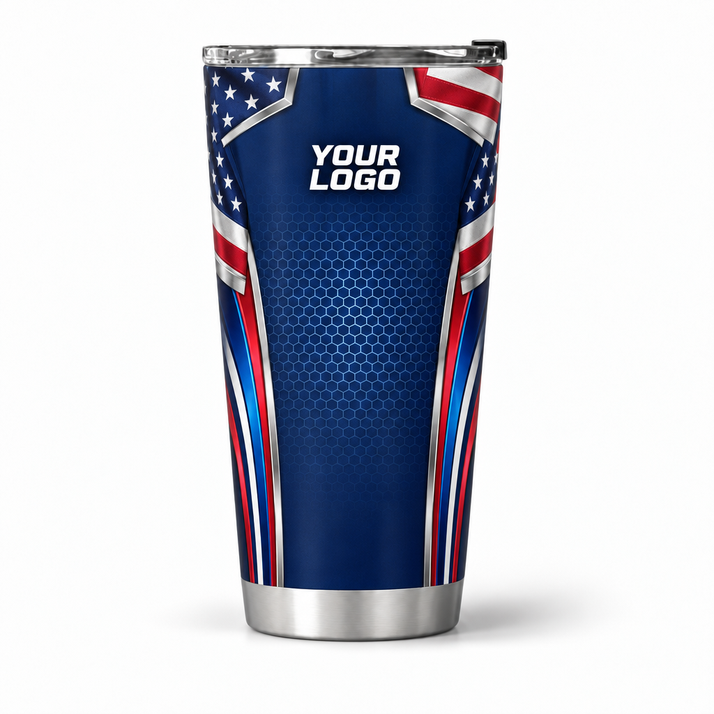 USP09 personalized tumbler 20oz front product mockup