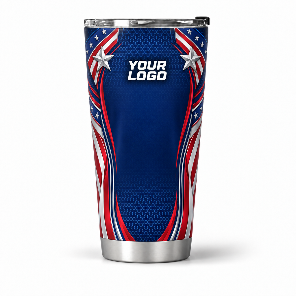 USP10 personalized tumbler 20oz front product mockup