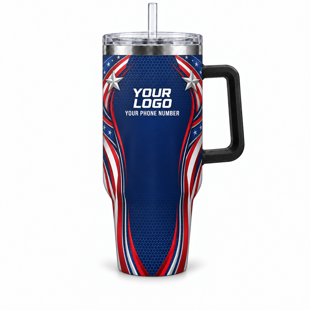 USP10 personalized tumbler 40oz front product mockup