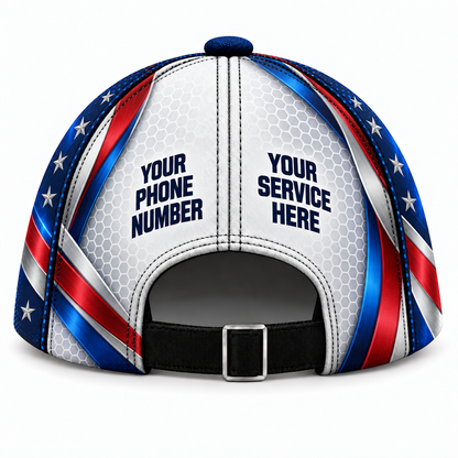 USP11 personalized cap back product mockup