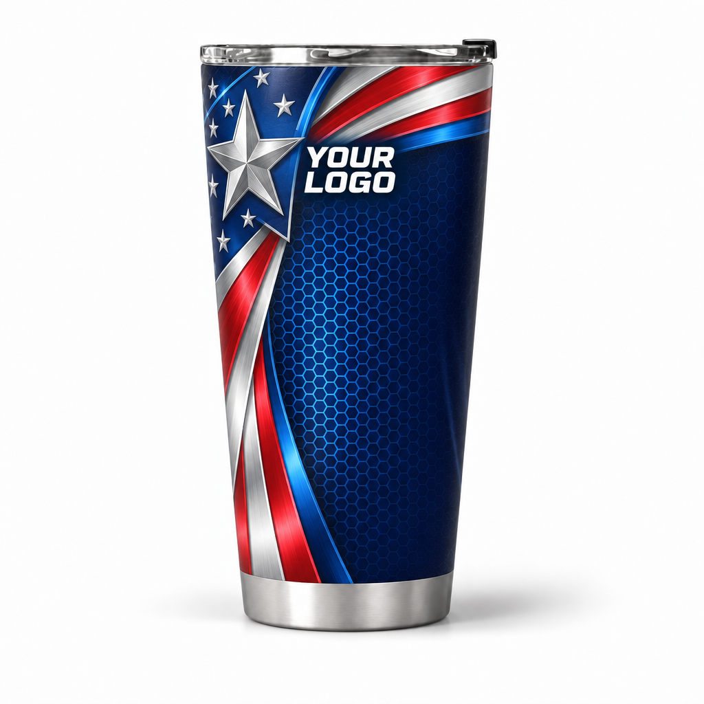 USP11 personalized tumbler 20oz front product mockup