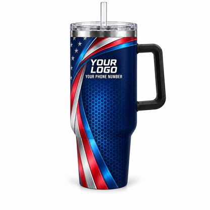 USP11 personalized tumbler 40oz front product mockup