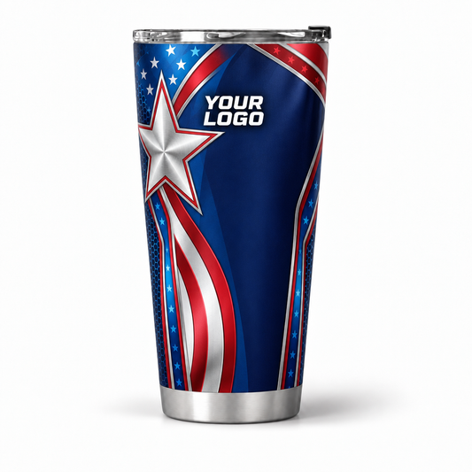 USP12 personalized tumbler 20oz front product mockup