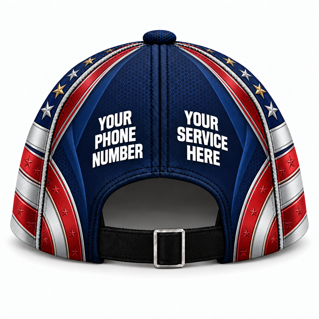 USP14 personalized cap back product mockup