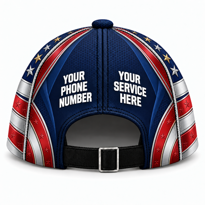 USP14 personalized cap back product mockup