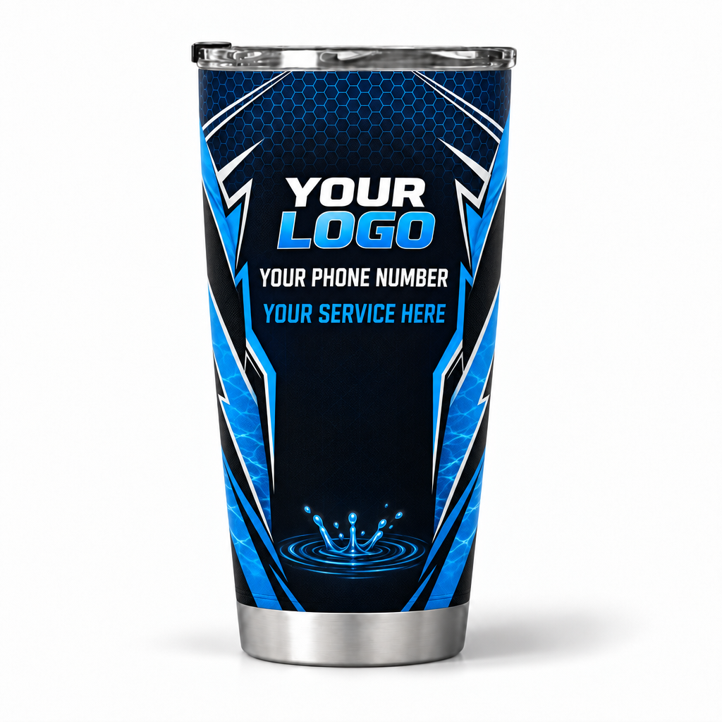 WCN003 personalized tumbler 20oz back product mockup