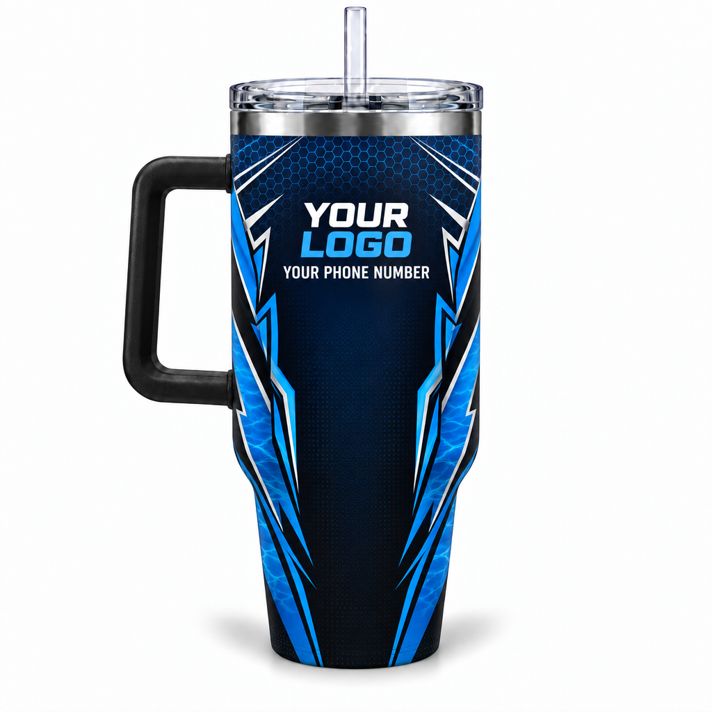 WCN003 personalized tumbler 40oz back product mockup