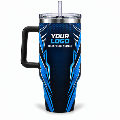 WCN003 personalized tumbler 40oz back product mockup