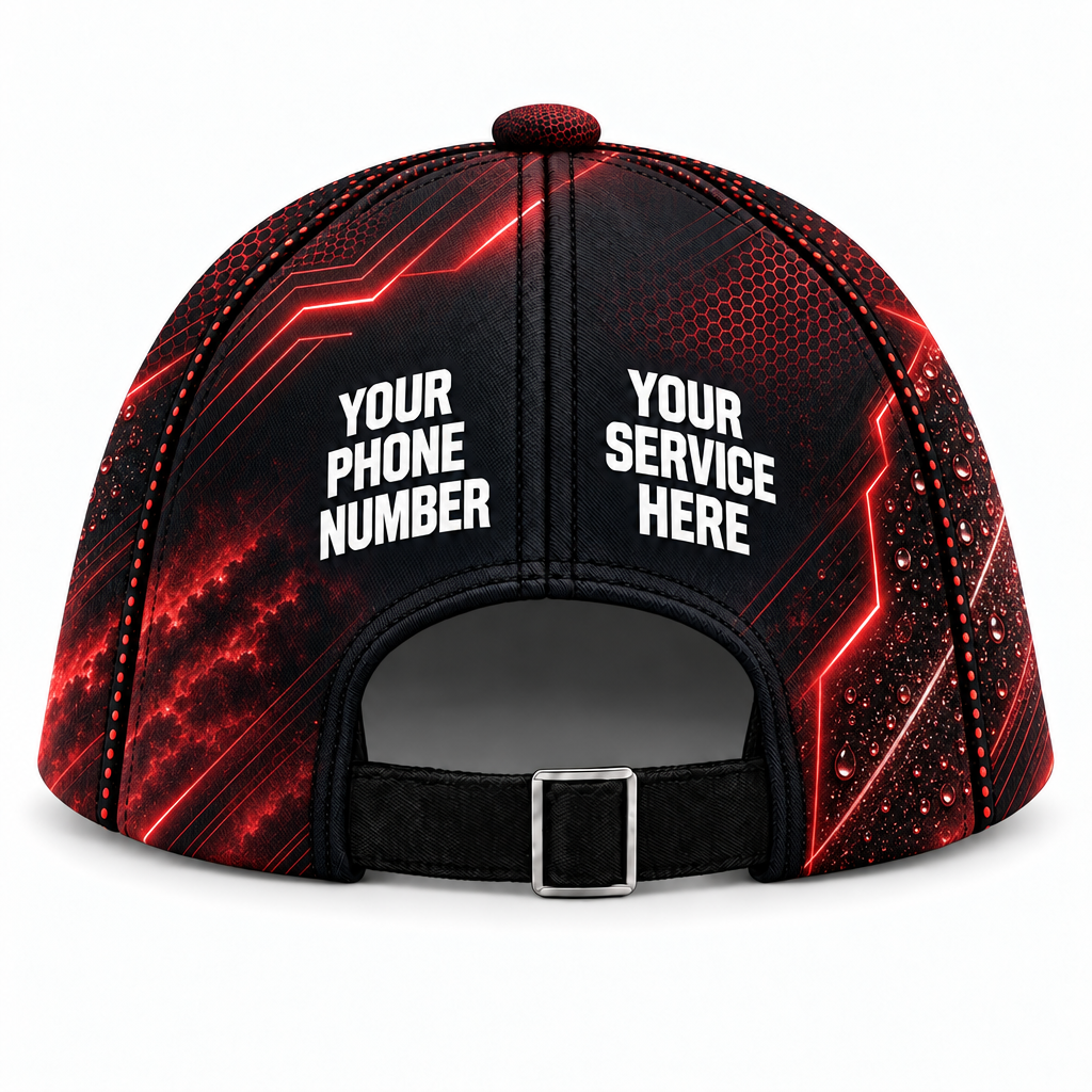 WCN005 personalized cap back product mockup