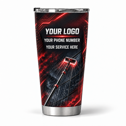 WCN005 personalized tumbler 20oz back product mockup